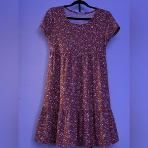 Mid Length Flower Dress